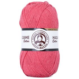 Ören Bayan 100 gr 043 Koyu Pembe Madame Cotton El Örgü İpi Yünü