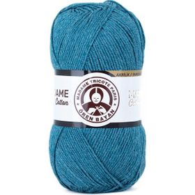 Ören Bayan 100 gr 050 Petrol Mavi Madame Cotton El Örgü İpi Yünü