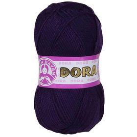 Ören Bayan 100 gr 060 Koyu Mor Dora El Örgü İpi Yünü