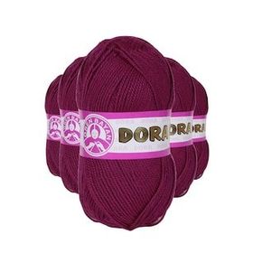 Ören Bayan 103 Mürdüm 5 Adet 100 gr Dora El Örgü İpi Yünü