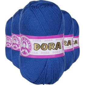 Ören Bayan 5 Adet 100 gr 016 Saks Mavi Dora El Örgü İpi Yünü