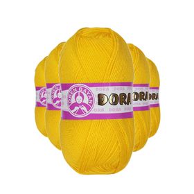 Ören Bayan 5 Adet 100 gr 029 Koyu Sarı Dora El Örgü İpi Yünü