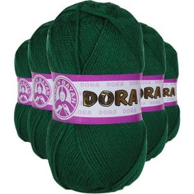 Ören Bayan 5 Adet 100 gr 068 Yeşil Dora El Örgü İpi Yünü
