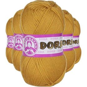 Ören Bayan 5 Adet 100 gr 115 Hardal Sarısı Dora El Örgü İpi Yünü