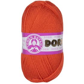 Ören Bayan Dora 100 gr 031 Turuncu El Örgü İpi Yünü