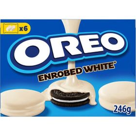 Oreo Beyaz Çikolata Kaplamalı 246 gr Bisküvi (2 adet)