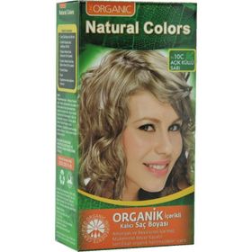 Organic Natural Colors 10C Açık Küllü Sarı Bitkisel Kalıcı Saç Boyası