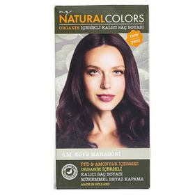 Organic Natural Colors 4M Koyu Mahagoni Saç Boyası