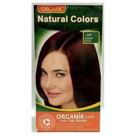 Organic Natural Colors 5RF Şarap Kızılı Bitkisel Kalıcı Saç Boyası