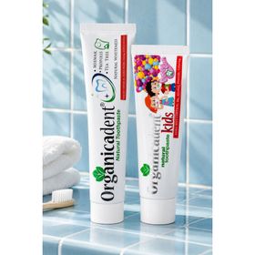 Organicadent Florürsüz 50 ml + 75 ml Doğal Çocuk Diş Macunu
