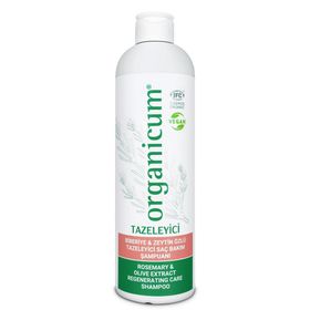 Organicum Biberiye ve Zeytin Özlü 350 ml Tazeleyici Bakım Şampuanı