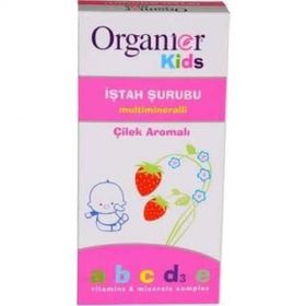 Organier Kids Çilek Aromalı 200 ml Şurup