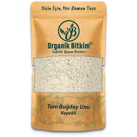 Organik Bitkim 1.4 kg Kepekli Tam Buğday Unu