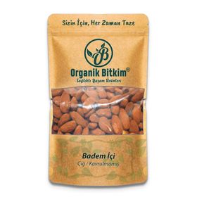 Organik Bitkim 1 kg Çiğ Badem İçi