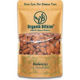 Organik Bitkim 1 kg Çiğ Badem İçi