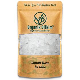 Organik Bitkim 1 kg Tane İri Limon Tuzu