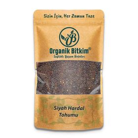Organik Bitkim 250 gr Tane Siyah Hardal Tohumu
