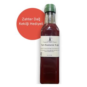 Organik Sepet Pazarı 250 ml Cam Şişe Sarı Kantaron Yağı