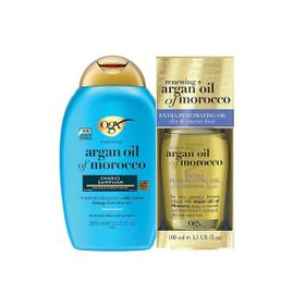 Organix Argan Oil Of Morocco 385 ml Şampuan ve 100 ml Argan Saç Bakım Yağı Set