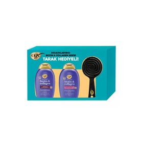 Organix Biotin Collagen 385 ml Şampuan+ 385 ml Taraklı Saç Kremi