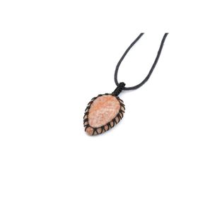 Örgülü Doğal Jasper 001 Kolye Ucu