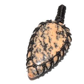 Örgülü Doğal Jasper 002 Kolye Ucu