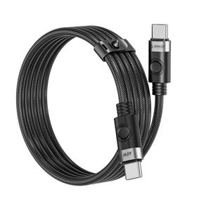 Orico 60W 3A PD Type-C to Type-C 1 mt Siyah Hızlı Şarj ve Data Kablosu