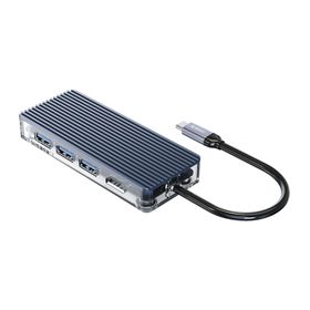 Orico 7 Portlu USB 3.0 100W HDMI TF/SD Gri Kart Okuyucu Çoklayıcı Hub