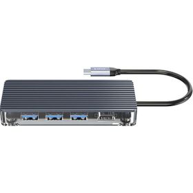 Orico 7 Portlu USB 3.0 100W HDMI TF/SD Gri Kart Okuyucu Çoklayıcı Hub