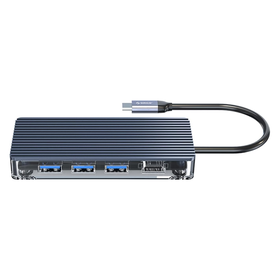 Orico 8 Portlu USB 3.0 100W RJ45 1000 Mbps Uzay Gri HDMI TF/SD Kart Okuyucu Çoklayıcı