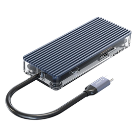Orico 8 Portlu USB 3.0 100W RJ45 1000 Mbps Uzay Gri HDMI TF/SD Kart Okuyucu Çoklayıcı
