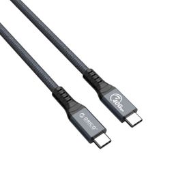 Orico 80 cm Gri Thunderbolt 4 PD100W 5A 40 Gbps 8K 60Hz Type-C Yüksek Hızlı Kablo