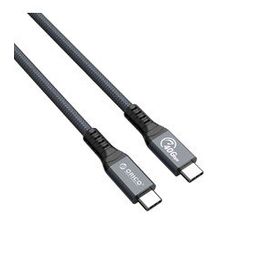 Orico 80 cm Gri Thunderbolt 4 PD100W 5A 40 Gbps 8K 60Hz Type-C Yüksek Hızlı Kablo