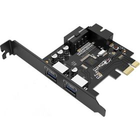 Orico PCI Express 1x2 Portlu USB 3.0 Siyah Çoklayıcı Kart
