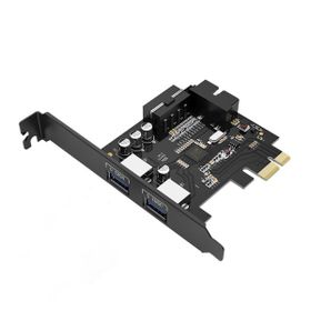 Orico PCI Express 1x2 Portlu USB 3.0 Siyah Çoklayıcı Kart