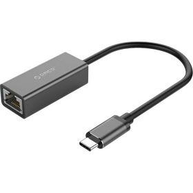 Orico RJ45 to Type-C 1000Mbps Uzay Grisi Dönüştürücü Adaptör