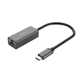 Orico RJ45 to Type-C 1000Mbps Uzay Grisi Dönüştürücü Adaptör