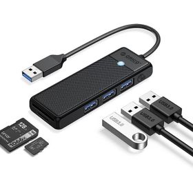 Orico USB 3.0 To 3.0 TF 3 Portlu USB 3.0 Çoklayıcı Siyah SD Kart Okuyucu Adaptör