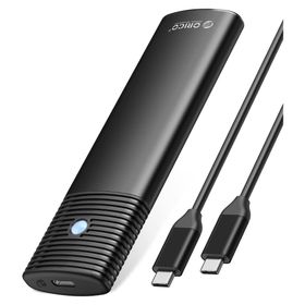 Orico USB 3.2 Gen 2 10 Gbps Type-C M.2 Alüminyum Siyah NVME SSD Disk Kutusu