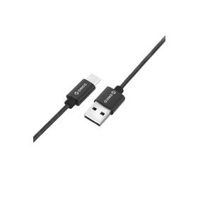 Orico USB to Type-C 3A Örgülü 1 mt Siyah Data ve Şarj Kablosu