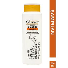 Oriense Hacim Verici Badem ve Argan Yağlı 600 ml Pro-Vitamin B5 Güçlü Formül şaMPUAN