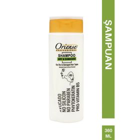 Oriense Kuru ve Yıpranmış Saçlar İçin Pro-Vitamin B5 ve Fitokeratin Nihai Bakım 360 ml Şampuan