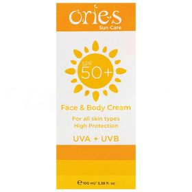 Ories 100 ml SPF50+ Yüz ve Vücut Güneş Kremi