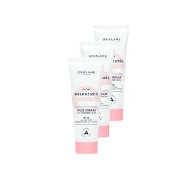 Oriflame Glow Essentials E B3 Vitaminli 3x50 ml Yüz Kremi
