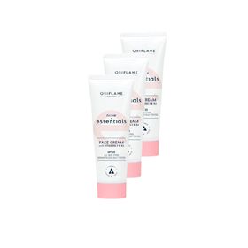 Oriflame Glow Essentials E B3 Vitaminli 3x50 ml Yüz Kremi