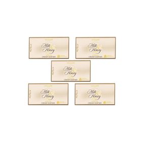 Oriflame Milk Honey Gold Yumuşatıcı 5x75 g Kremsi Sabun
