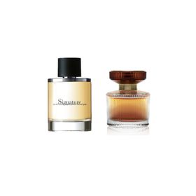 Oriflame Signature EDT 75 ml Erkek Parfümü + Amber Elixir EDP 50 ml Kadın Parfüm