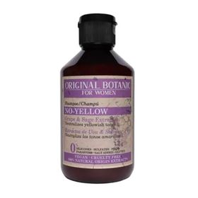 Original Botanic No Yellow Sarı Saçlar İçin 250 ml Vegan Mor Kadın Şampuan