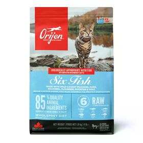 Orijen 6 Balıklı 1.8 kg Yetişkin Kedi Maması