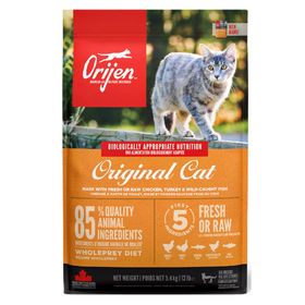Orijen Original 5.4 kg Yetişkin Kedi Maması+Acana Premium Kuzulu Ezme 6x85 gr Kedi Konservesi